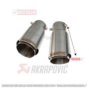 COD MURAH !! Tailpipe Knalpot Mobil Akrapovic Sistem Baudan Tanpa Las Brio Avanza Terio Jazz Grand Dll