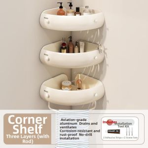 youqin | Space-saving Corner Bathroom Shelf
