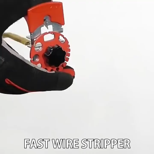 Pengupas Kabel Manual Multifungsi Warna Merah Metalik - Alat Penyegar Kabel Universal Praktis