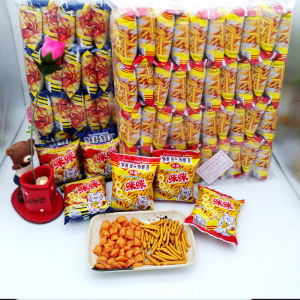 Classic Mimi Shrimp Strip Crab Particle Snacks 20g*20 Bags Office Leisure Nostalgic Childrens Small Snacks Puffed Food