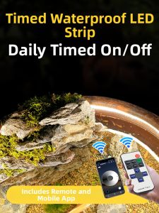 LAISILIMANWEI | Waterproof Timer Controlled Smart Remote LED Light Strip 24V