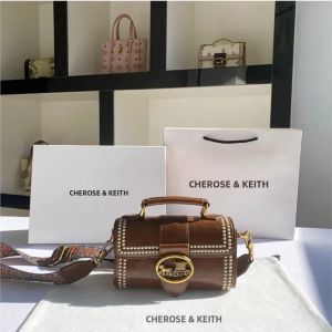 Túi Xách Nữ Cao Cấp Phong Cách Cổ Điển Kiểu Dáng Xe Ngựa Túi Đeo Vai Thời Trang Cao Cấp Túi Đeo Chéo Có Khóa Kéo & Khóa Cài