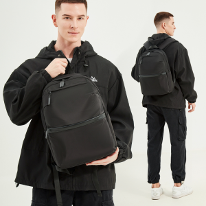 BAGB049 กระเป๋าเป้ สะพายหลัง ผ้า Nylon กันน้ำซึมผ่าน เบาสบาย มีช่องใส่คอมพิวเตอร์พกพา ใส่เอกสาร A4