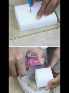 20Pcs Magic Eraser Sponge Multifunction Melamine Sponge Kitchen Pan Bowl Sponge Wipes White Cleaner Sponges Household Tableware Scrubbing Pad