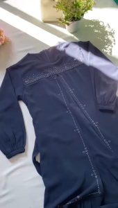 Amie Collectionn Erika Maxi Kids Baju Gamis Anak Perempuan 2024 Bahan Babymouss