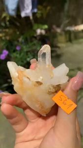 bụi tinh thể đá thạch anh Lemurian tự nhiên khoáng vật năng lượng vũ trụ 561