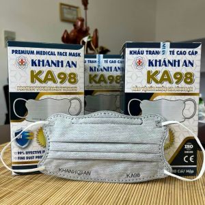Khẩu trang y tế 6D Con cua 4 lớp Khánh An KA98 tiệt trùng vệ sinh và tiện lợi khi mang theo ngăn vi khuẩn virus 99% Hộp Khẩu Trang 30 Cái Khẩu Trang Cao Cấp Cho Môi Trường Bệnh Viện - Lazada