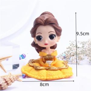 Bandai | Q Posket Beauty and the Beast Toys Belle PVC Princess Figures Action Collectible Model Toy for Girl Gift Desktop Ornament