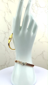 LoveMEpls กำไลข้อมือเพชร สแตนเลสแท้100% เกรดขายบนห้าง รับประกัน1ปี ไม่ลอก ไม่ดำ จัดส่งไวมาก w830