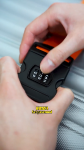 GH Sabuk Pengaman Koper Dengan Kunci Pin Angka Luggage Cross Straps Belt Password Travel Organizer