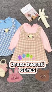 1 - 5 Tahun | Dress Shin Hye Korea Style / Dres Overall Kualitas Import Dres Casual Anak Perempuan Cewek Alin Kidos