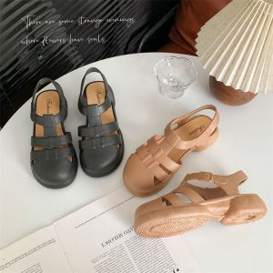 Lightweight Flat Bottom Sandals for Women 2023 New Fashion Sandals and Slippers Increase 3cm Soft Sole Versatile Toe Shoes