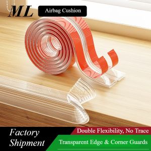Transparent Edge Corner Guards Anti-collision Strip Tea Table Edge Wrapped Silicone Anti-collision Strip Non-Toxic Wall Corner Protector