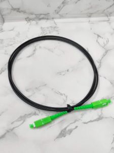 สายสำเร็จรูป  Patch Cord Fiber ขนาด 3.0 mm ไฟเบอร์ออฟติก SC-SC/APC OUTDOOR ความยาว 1.5 / 3 เมตร สีดำ