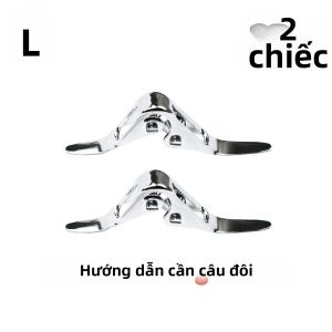 2 Chiếc Vòng Dẫn Hướng Bằng Thép Không Gỉ Cho Cần Câu Thuyền Câu Cá Ròng Rọc Neo Phụ Kiện Tự Chế Dụng Cụ Câu Cá Biển Đá Topranc