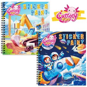 1/2PCS Montessori-Inspired Numbered Vehicle Sticker Book Creative Activity for Children Travel or Playtime Keep Kids Busy