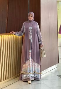 gamis simple produk Amore by ruby edisi maissa dress