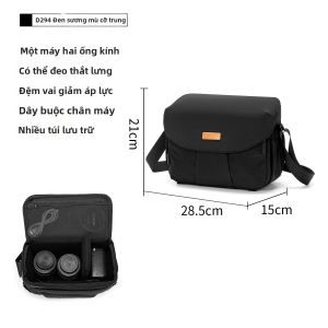 Cwatcun | Túi Máy Ảnh Chống Nước Chống Sốc Dung Lượng Lớn cho Micro-SLRs