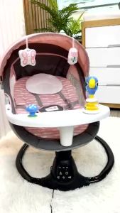 🎈New arrival มีเสียงเพลง เปลไกวไฟฟ้า🎈Toimoys เปลโยกเด็ก เปลไกว รุ่น5 in 1 multifunctional baby rocking เปลโยกอัตโนมัติ เปลโยกไฟฟ้า เก้าอี้โยก เก้าอี้โยกเด็ก  เปลไกวไฟฟ้า เปลเด็ก สำหรับเด็กแรกเกิด - น้ำหนัก 9 kg.
