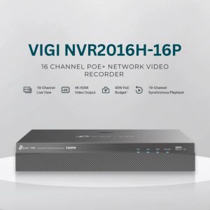 TP-Link VIGI NVR2016H-16P: A High-Capacity Surveillance System
