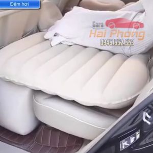 Đệm hơi chất liêu nhung cao cấp trên ô tô tặng kèm bơm điện và 2 gối