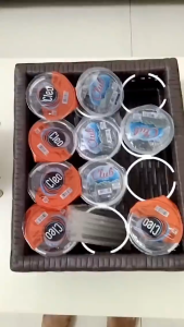 TEMPAT AQUA GELAS ROTAN sintetis ISI 8 LUBANG tempat air keranjang air mineral tempat akua gelas kotak