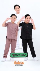 Koko Set Evano: Baju Anak Laki-Laki Berkualitas Usia 2-13 Tahun