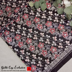 Kain Batik Cap Garutan 2 Series - Motif Bunga Series - Batik Cap (Bukan Batik Print) - Fashion Batik Pria Wanita - Batik Kombinasi