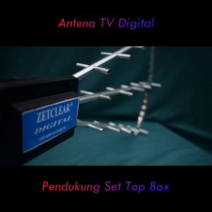 ANTENA TV DIGITAL ZC 95 MURAH DAN JERNIH ANTENA TV DIGITAL UNTUK SET TOP BOX STB TV TABUNG LED LCD