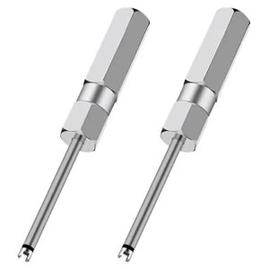 Portable Tire Valve Stem Core Remover Tool Metal Screwdriver Car Bicycle Motorcycle Tire Repair Changer Essential Accessories
