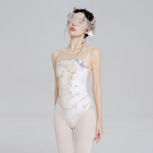aiwuge | Adult Womens Sleeveless Ballet Practice Suit Dancewear