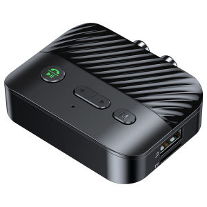 DISOUR Bluetooth 5.3 Audio Receiver 3.5MM AUX RCA HiFi Stereo Adapter for Car T V Speaker Amplifier Wireless Receiver Adapter