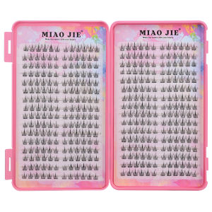 MIAOJIE High Quality Beauty Eyelash Book 32 Rows Eyelash Extension 384 PCS Lash Clusters