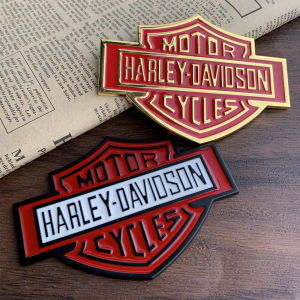 Nhãn Dán Harley Logo Bình Nhiên Liệu Bên 3D Hợp Kim Kẽm Cực Ngầu Cho Xe Máy Miếng Dán Trang Trí Dành Cho Harley FORTY EIGHT/Cậu Bé Mập SPECIAL/ 1200T/STREET ROD/XR 1200