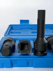 1/2-inch Drive Chrome Molybdenum Steel Hex Key Socket Metric Allen Bit Impact Spline Socket Bit Set 7pcs