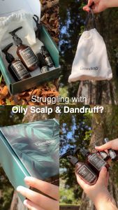 Greenology Natural Daily Scalp Care Routine Kit 4pcs | Hair Loss • Dandruff • Itchy Scalp • Oily • Dry Scalp • Acne