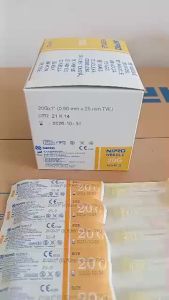 NIPRO MEDICAL NEEDLE   20G  x 1 INCH ( 25mm)  100s  - Expiry 2027