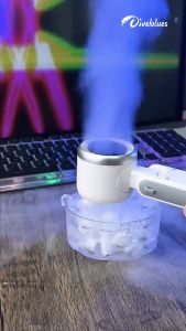 SUPER Turbo Portable Handheld Fan Strong Wind 5 Gear Wind Speed Mini USB Rechargeable Wearable Desktop Fan Long Range