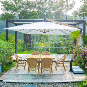 ST MIRREN | Outdoor Shade Patio Umbrella Roman Style