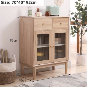 Chest of Drawers Solid Wood Modern Minimalist Japanese Style Storage Locker Bedroom Living Room Wall Small Cabinet Rattan Chest of Drawers Cabinet