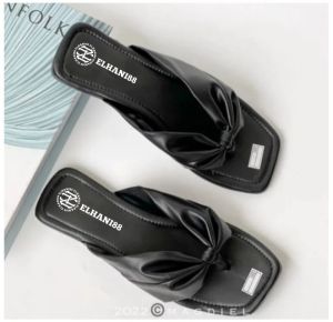 ELHANI88 !! Sandal Flat Nauri / Teplek Wanita Terbaru