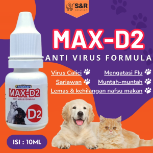 Obat Kucing Vitamin Kucing Obat Flu Kucing D2 Vita D2 Max D2 Vitaplus Kucing muntah Lemas Demam