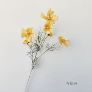 Bông Persia Giả 6 Đầu Nhung Hoa Sangge Hoa Lụa Hoa Giả Trang Trí Phòng Khách Trang Trí Nhà Phong Cách Công Chúa