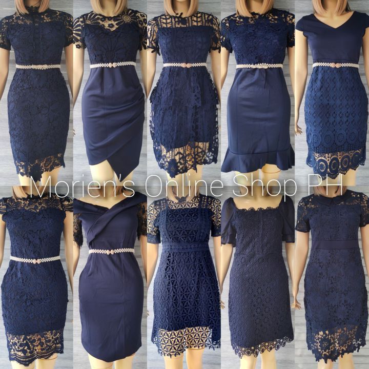 Dark blue semi formal dresses best sale