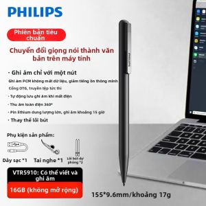 Philips | Thiết Bị Ghi Âm Di Động Chuyên Nghiệp Giảm Nhỏ HD