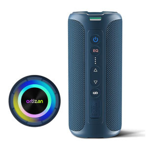 Loa Bluetooth Di Động Ortizan X8 Pro Chống Nước IPX7 360 °   Âm Thanh Nổi HD Với Âm Trầm Mạnh Mẽ Và Đèn RGB Dành Cho Cắm Trại Ngoài Trời