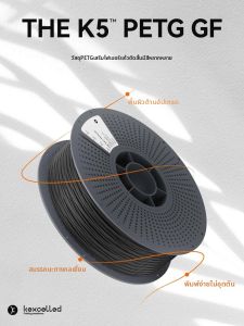 Matte PETG Glass Fiber 3D Printing Filament 1.75mm
