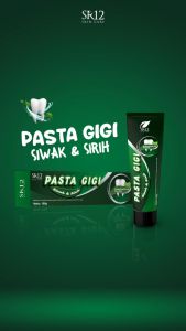 Pasta Gigi SR12 Siwak dan Sirih Herbal Penghilang Plak Karang Gigi BPOM