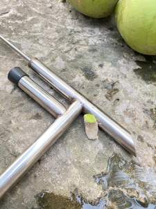 Búa dục dừa lấy được ba vớ ra ngoài