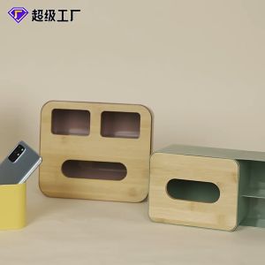 กล่องใส่ทิชชู่ กล่องทิชชู่ กล่องทิชชู่มินิมอล กล่องทิชชู่ฝาไม้ไผ่ กล่องใส่ทิชชู ecoco กล่องใส่ทิชชู กล่องใส่กระดาษชำระ พร้อมส่ง1-2วัน